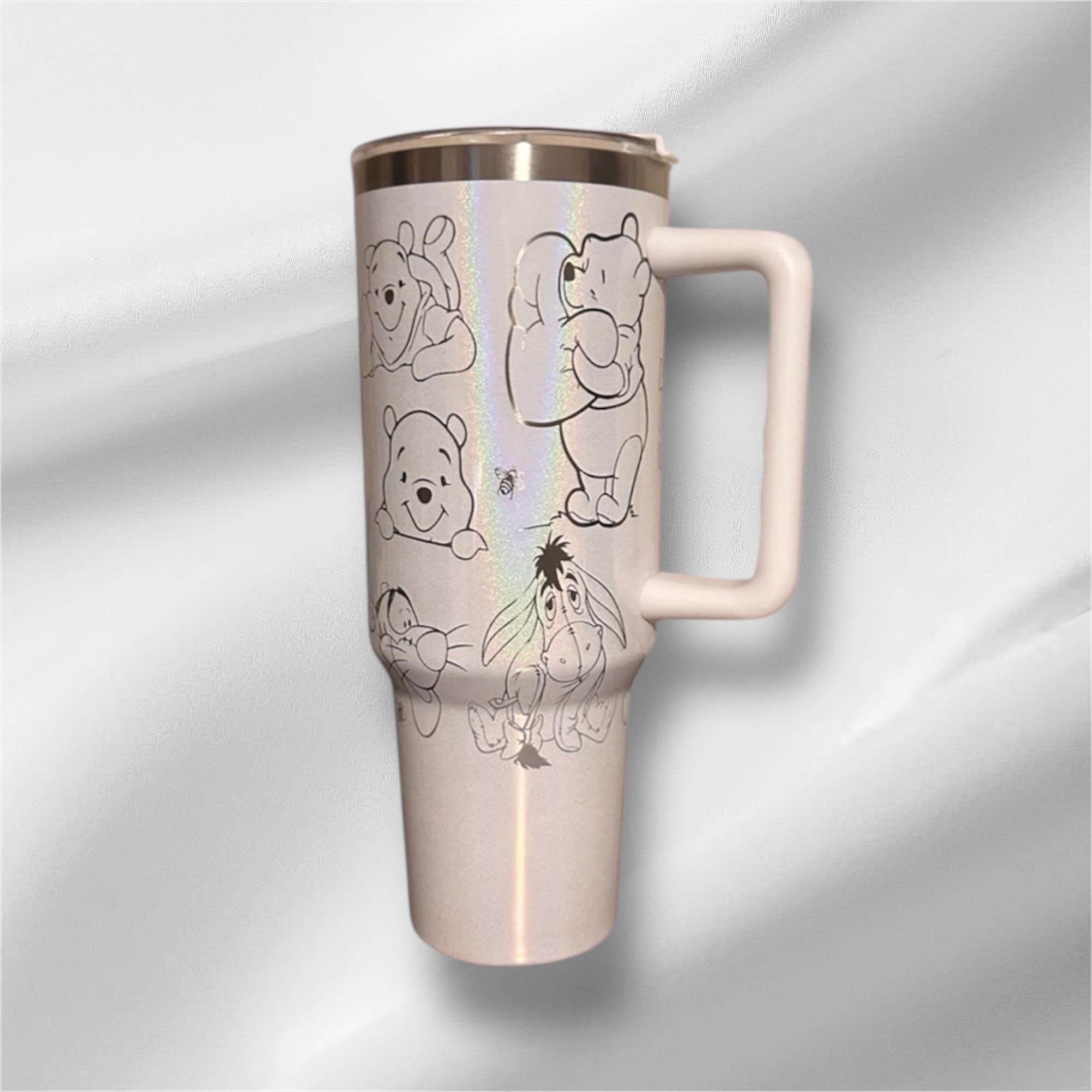 Winnie the Pooh and Friends 40oz Pearlized Engraved Tumbler