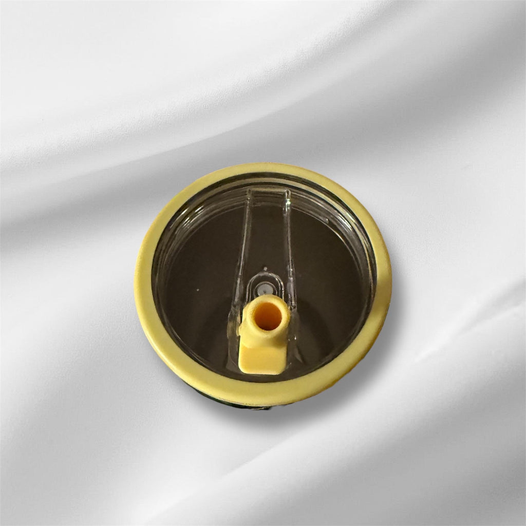 Winnie the Pooh Tumbler: 40 oz Yellow Rainbow Plated Laser Engraved Cup