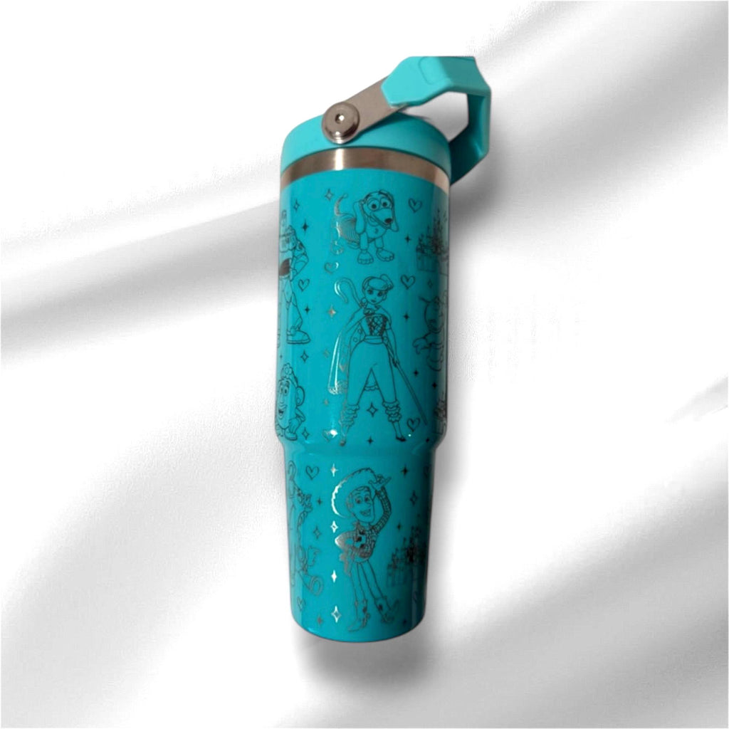 30z Toy Story Tumbler |  Laser Engraved Tumbler | Handle, Lid and Straw Included