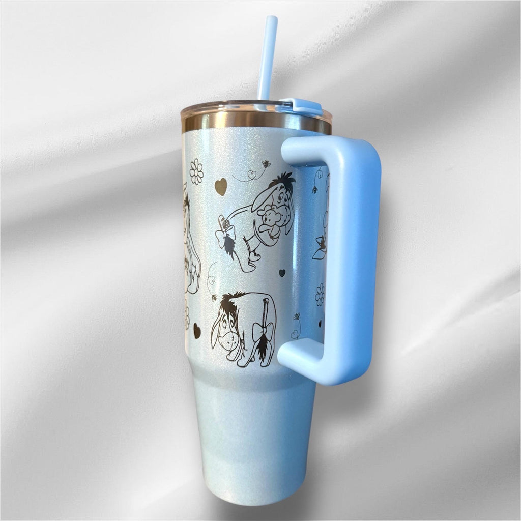 Eeyore Pearlized 30oz Tumbler | Laser Engraved