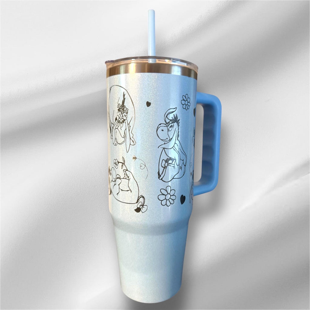 Eeyore Pearlized 30oz Tumbler | Laser Engraved
