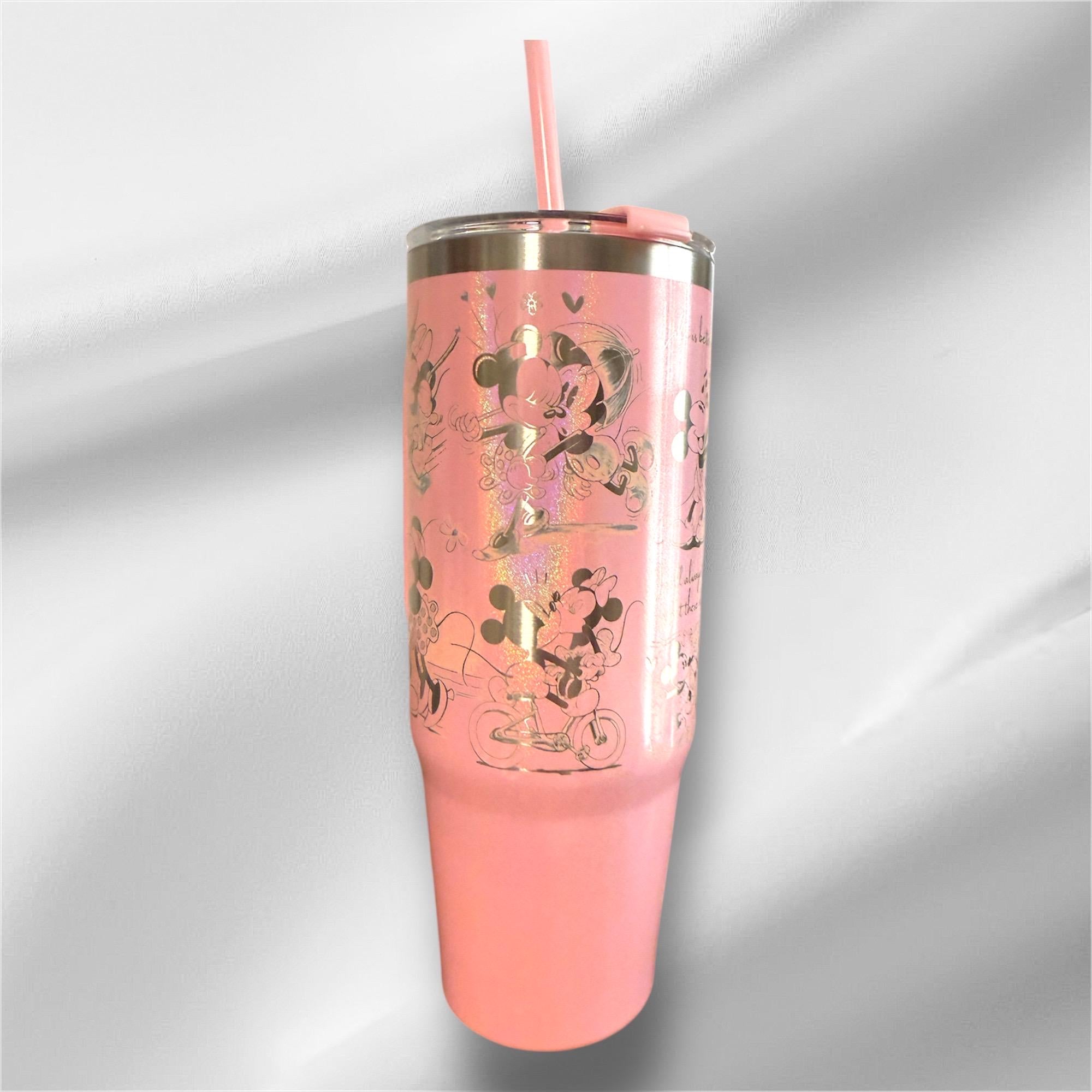Mickey and Minnie Mouse Valentine's Day Pearlized 30oz Tumbler