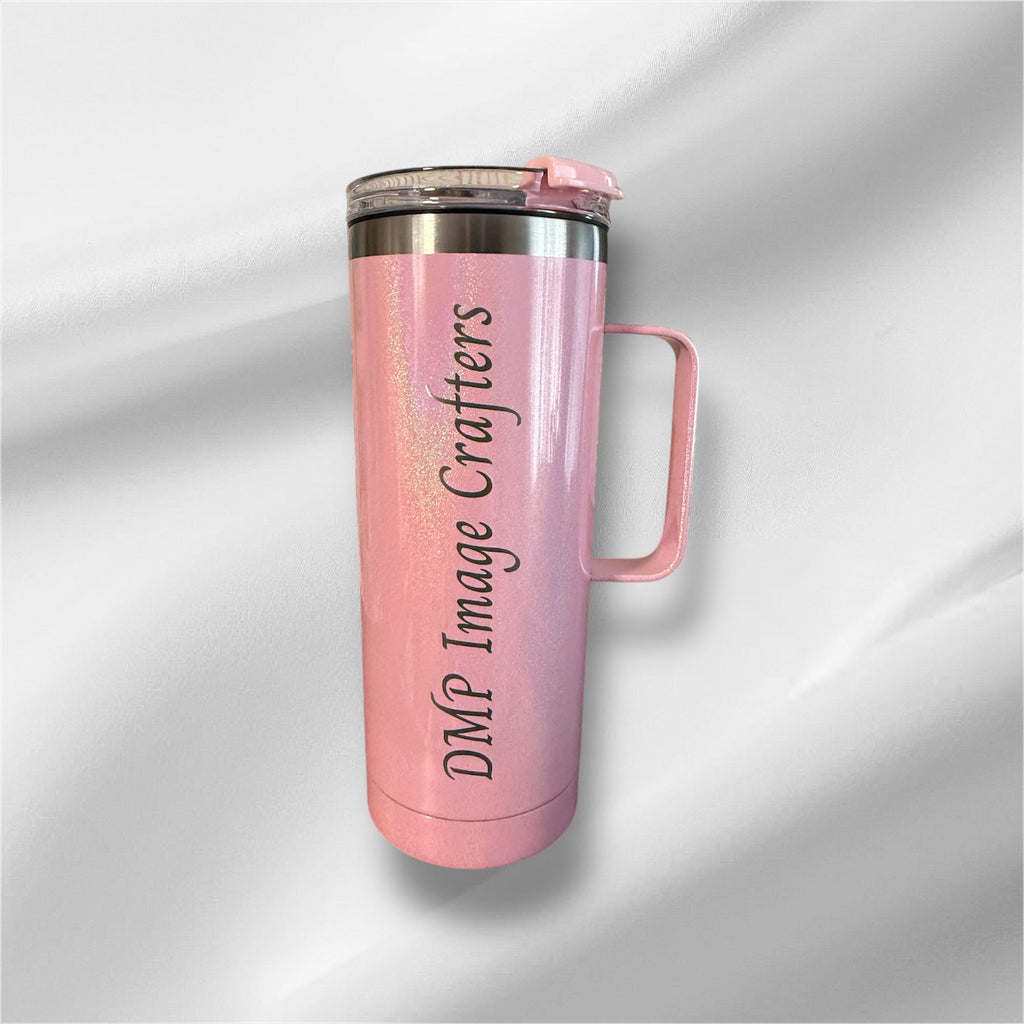 20oz Coffee Lover Stainless Steel Tumbler | Laser Engraved Bottle
