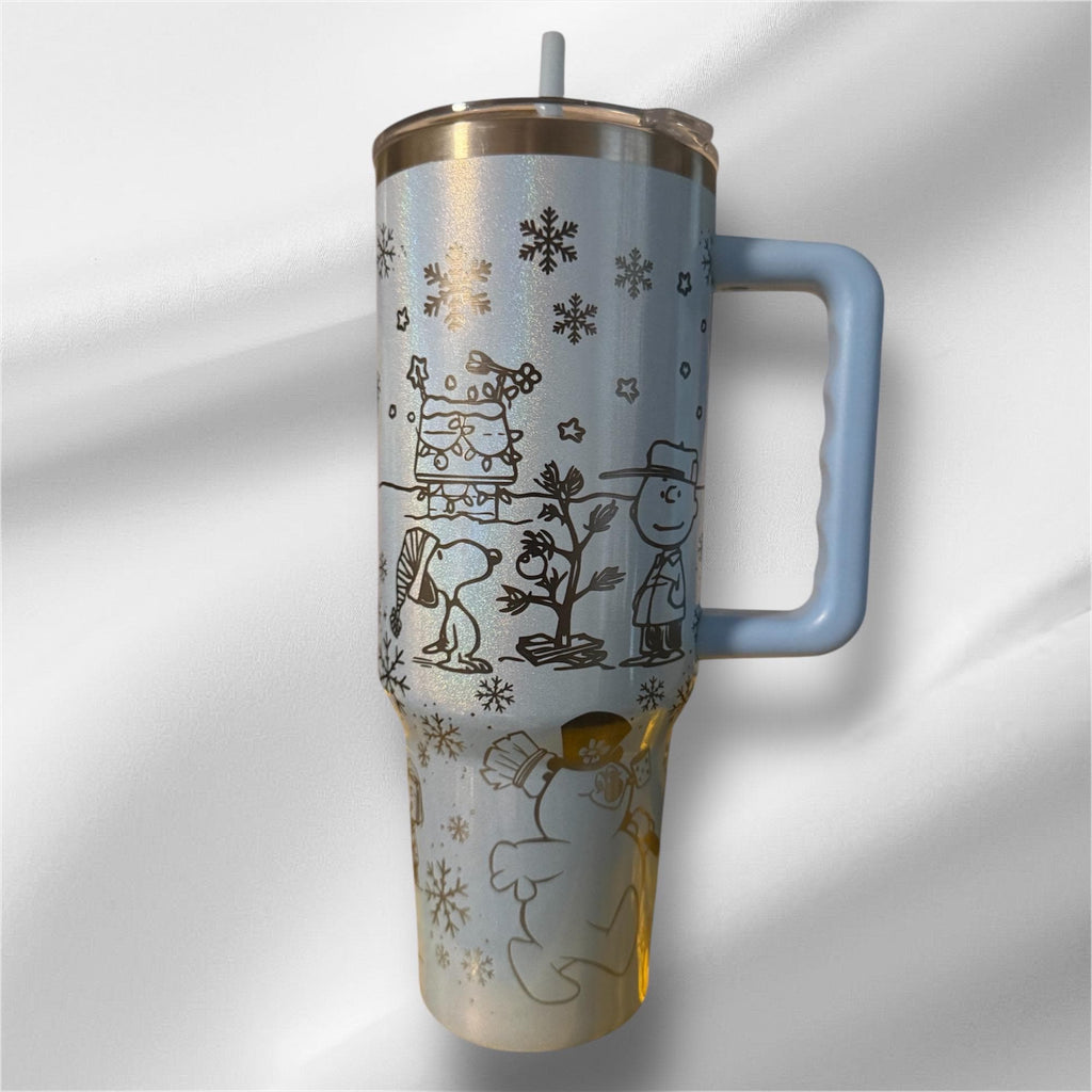 Peanuts, Frosty, Rudolph Christmas Characters 30oz Tumbler