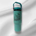 30z Scooby Doo Tumbler | Black Laser Engraved Tumbler | Handle, Lid and Straw Included