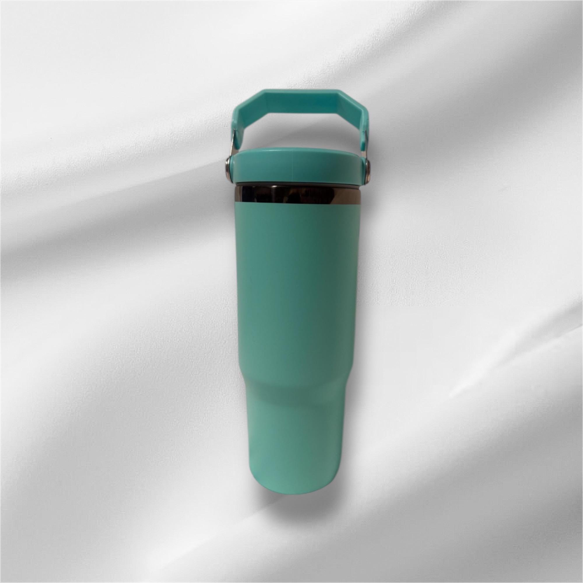 30z Black Plated Goofy Tumbler | Laser Engraved Tumbler | Handle, Lid and Straw Included