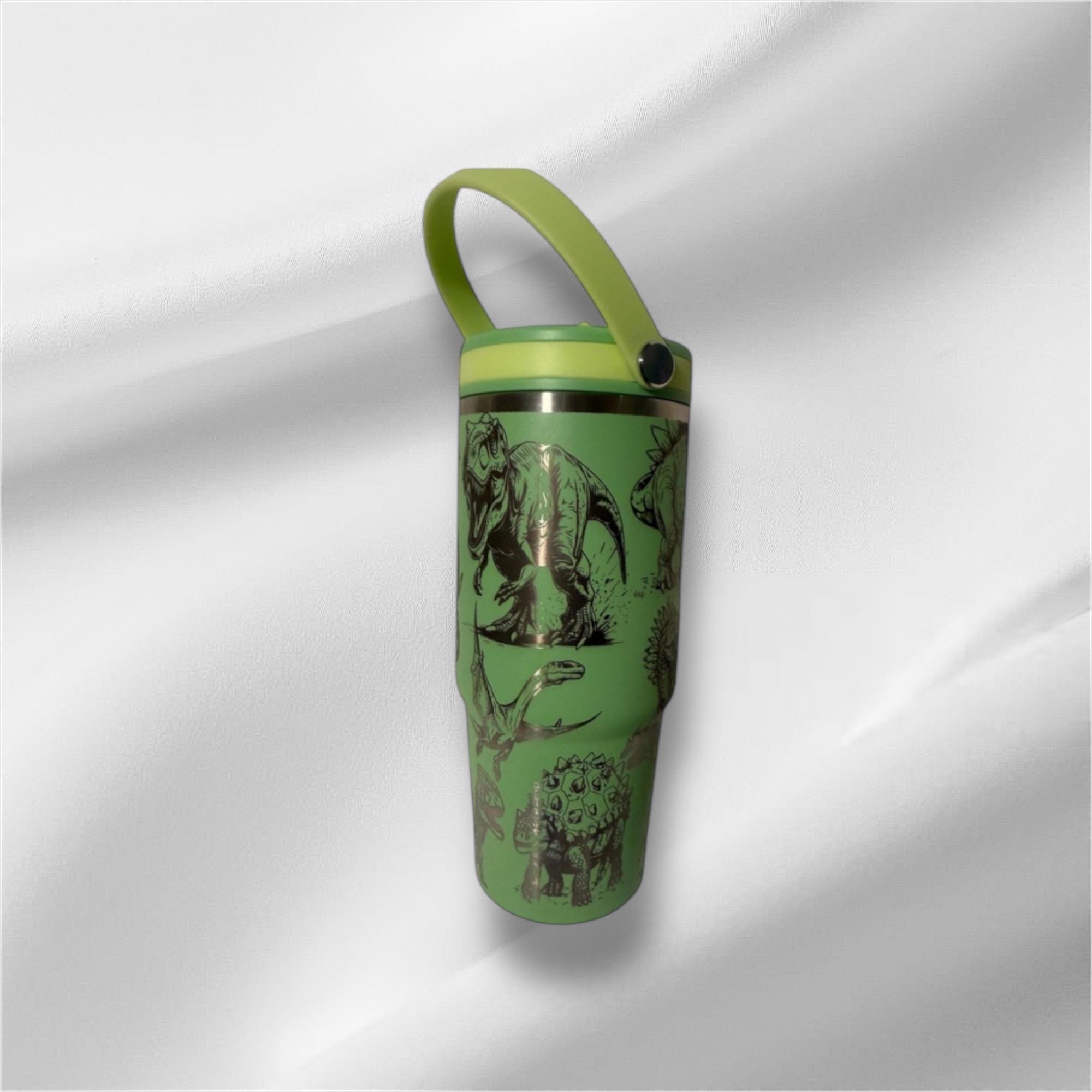 20oz Kids Tumbler | Laser Engraved Tumbler | Flip top straw