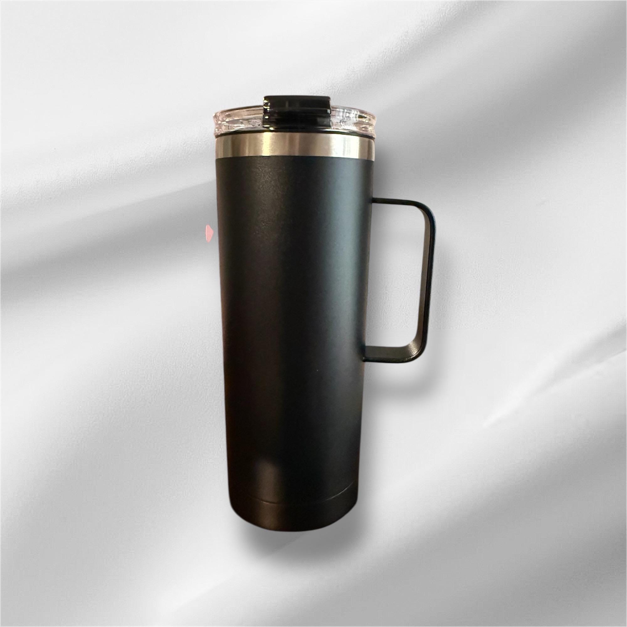 20oz Coffee Lover Stainless Steel Tumbler | Laser Engraved Bottle