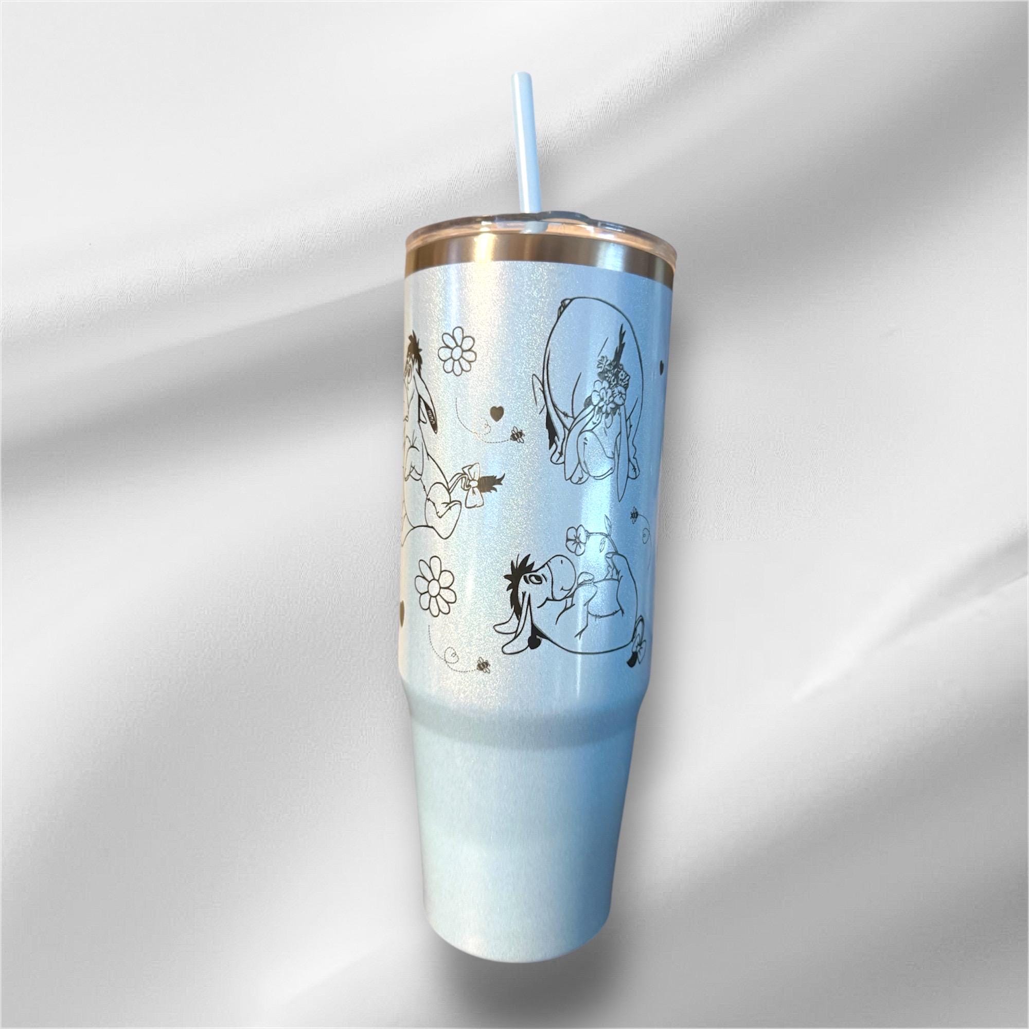 Eeyore Pearlized 30oz Tumbler | Laser Engraved