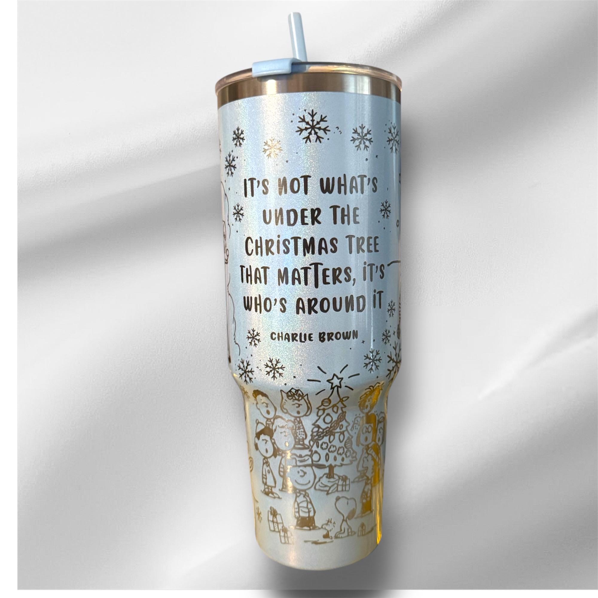 Peanuts, Frosty, Rudolph Christmas Characters 30oz Tumbler
