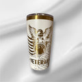 20oz Veteran Gold Plated Tumbler | Laser Engraved Tumbler