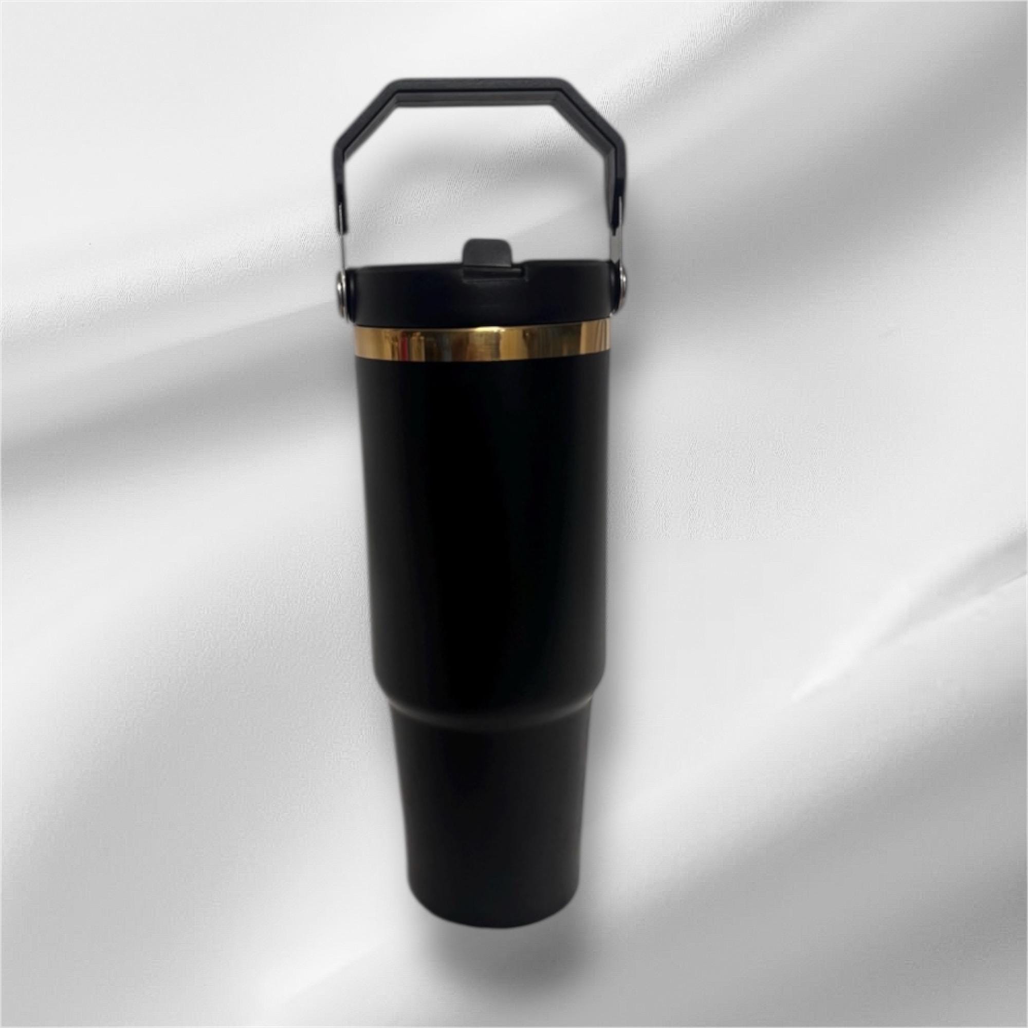 30z The Joker Tumbler | Gold plated Laser Engraved Tumbler | Handle, Lid and Straw Included