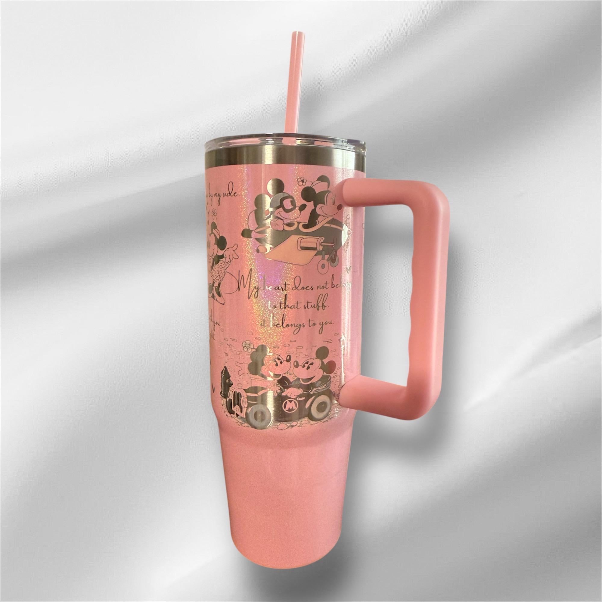 Mickey and Minnie Mouse Valentine's Day Pearlized 30oz Tumbler