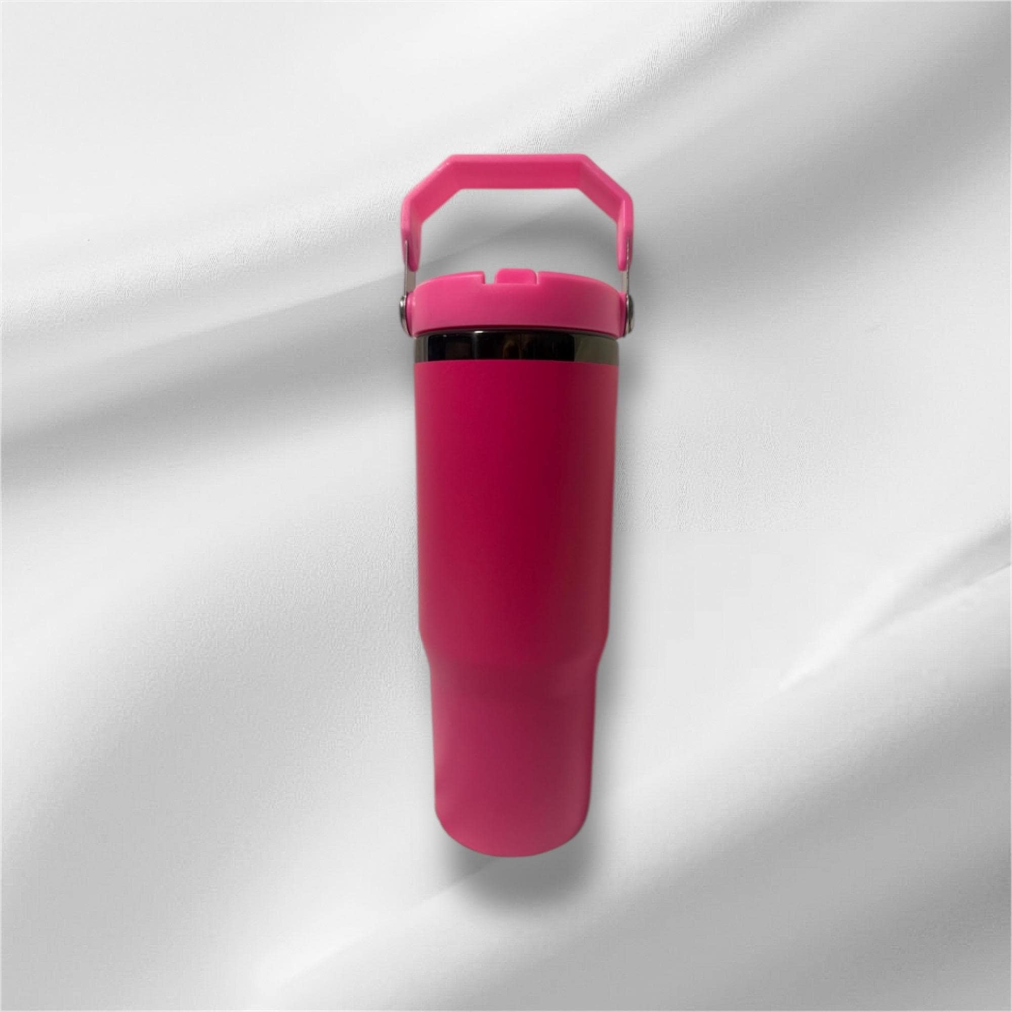 30z Black Plated Whoville Tumbler | Laser Engraved Tumbler | Handle, Lid and Straw Included