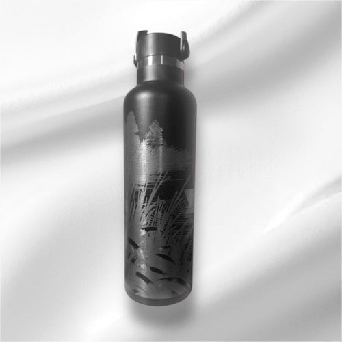 20oz Fishing Lover Stainless Steel Bottle | Laser Engraved Bottle