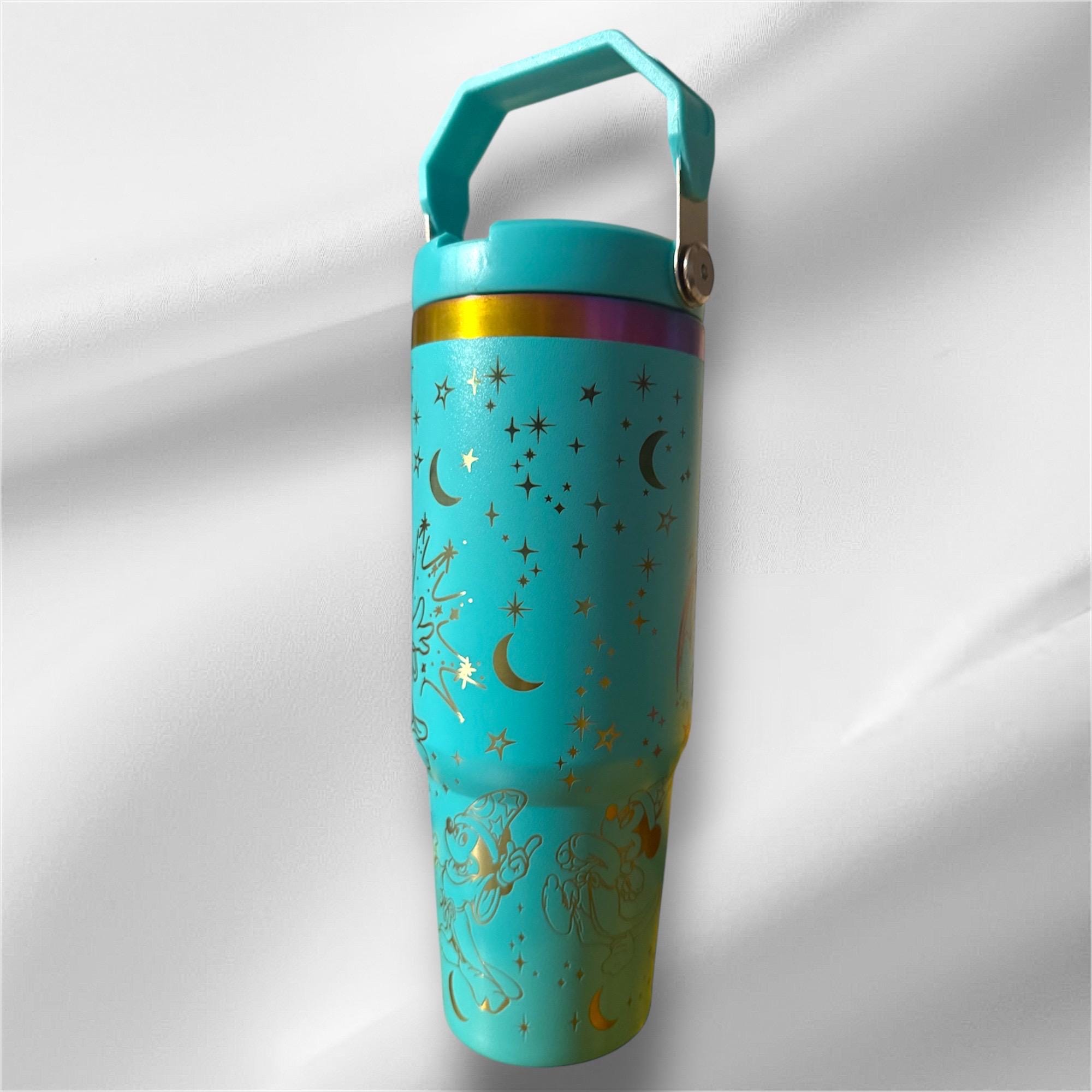 Mickey Mouse Fantasia Tumbler | 30oz Laser Engraved Rainbow Plated Cup