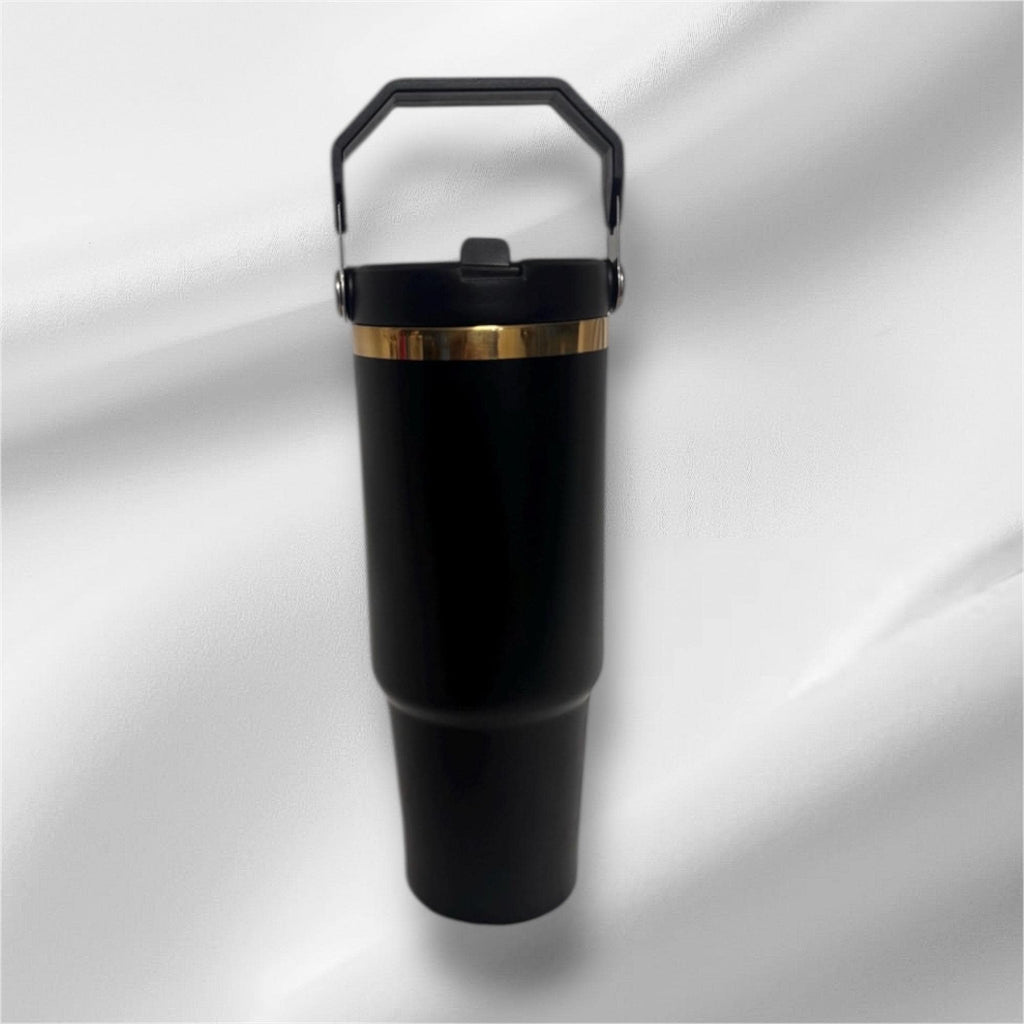 30z Disney Christmas Tumbler | Gold plated Laser Engraved Tumbler | Handle, Lid and Straw Included